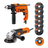 Rotomartillo Hd565k + Esmeriladora G720p Black And Decker