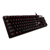 Teclado Mecánico Logitech G413 Carbon Red