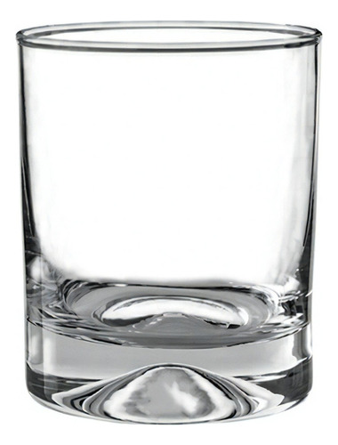 Set 6 Vasos Whisky Manhattan Bajo, Marca Cristar Color Vidrio