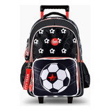  Mochila Carrito Born To Win 18'' C/ Luz Led- Footy Oficial