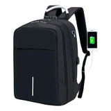 Mochila Antirrobo Candado Usb Backpack Impermeable Laptop