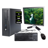 Kit Cpu Hp Prodesk 600 G1 Sff, I5-4590, 8gb Hd500 + Monitor