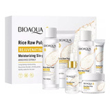 Kit Serum Arroz Bioaqua Acido Hialuronico Reduce Poro Mancha