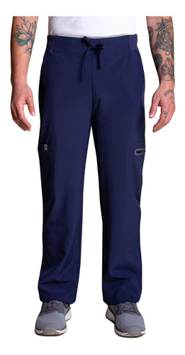 Pantalón Hombre Scorpi S. Stretch Marino Uniformes Clínicos