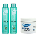 Kit Detok Forever Progress Blond Selafix Brazilian Nano Liss