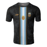 Camiseta Argentina Campeón Mundial Exclusivo Ranwey Fr208