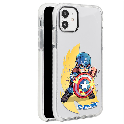 Funda Para iPhone Capitán América Marvel  Nombre