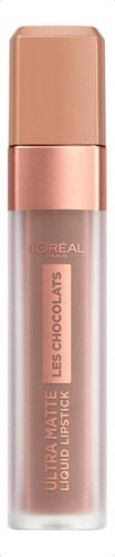 Labial L'oréal Paris Les Chocolats Infallible Color 854 Bittersweet Mate