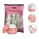 Kit Soft Gel 500 Tips Paris Night + Gel Solido Premium