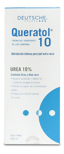  Queratol 10. Crema-gel Hidratante Con Urea Y Aloe Vera