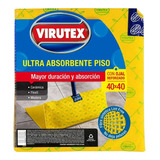 Trapero Ultra Absorbente Con Ojal 40x40cm 1un Virutex Color Amarillo