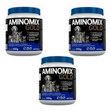 Kit C/ 3 Aminomix Gold 500g Vetnil Suplemento Vitamínico