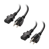 Cable Importa 2 Pack 16 Awg Heavy Duty Monitor De 3 Patas Ca