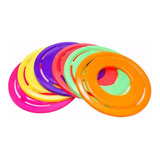 Frisbee Frisby Frisbi Plato Volador Juguete Fluo Pack X6