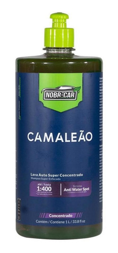 Shampoo Lava Auto Concentrado Camaleão 1 Litro Nobrecar