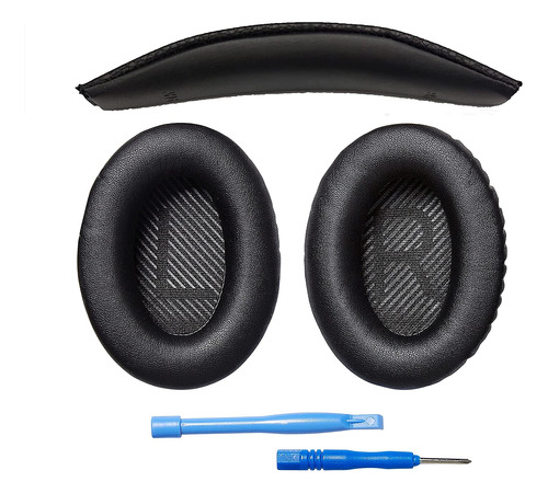 Almohadillas Para Audífonos Bose (qc35 1/2), Negros