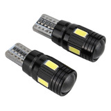 2 Bombillas Led Canbus T10 Para Coche, 5730, 6smd, Sin Error