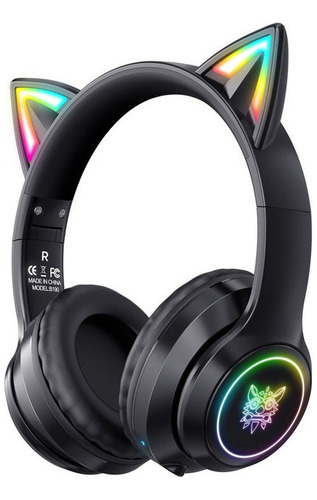 Onikuma B90 Rgb Cat Ear Headset Fone De Ouvido Sem Fio Para9