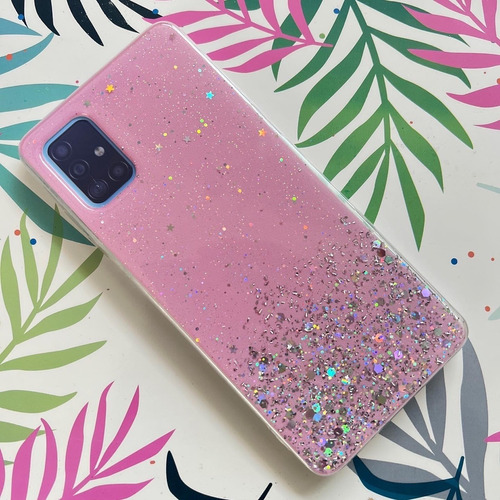 Funda Tpu Antigolpe Con Brillito Para Samsung A51