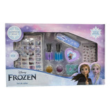 Set De Uñas Frozen Con Adhesivos, Esmalte, Glitter 54514