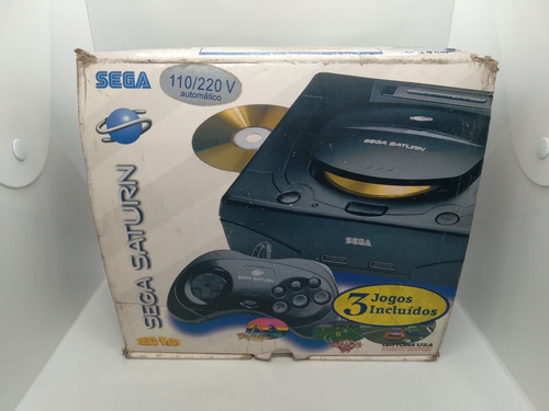 Console Sega Saturno Modelo Nacional Tectoy Ccom Caixa