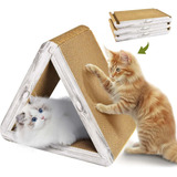 Rascador Triangular Plegable Para Gatos 6 Lados Utilizables