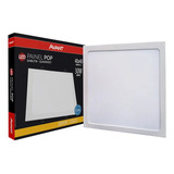 Kit 8x Painel Plafon Embutir 30w 40x40 Quadrado 3000k Cor Branco Quente 110v/220v