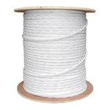 Cable Coaxial Combinado Blanco Del Cctv Siames De Rg59 De C