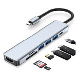 Adaptador Dock Thunderbolt3 Usb C Hdmi P/ Macbook Air Pro M1