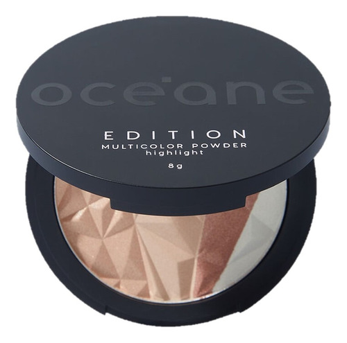 Iluminador Facial Multicolor Powder Highlight Océane Edition Tom Da Maquiagem 4 Tons