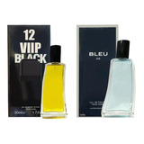 Kit 2 Perfume N12viip Black E N24bleu De Importado