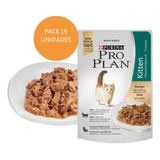 Alimento Pro Plan Kitten Sabor Pollo En Salsa 85g Pack 15 Un