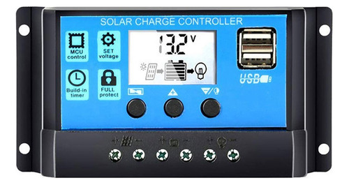 Controlador De Panel Solar Universal Regulador De Carga De B