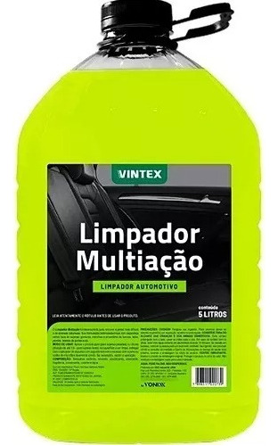 Limpador Multiação Vintex 5l Apc Para Limpeza Interna Autos