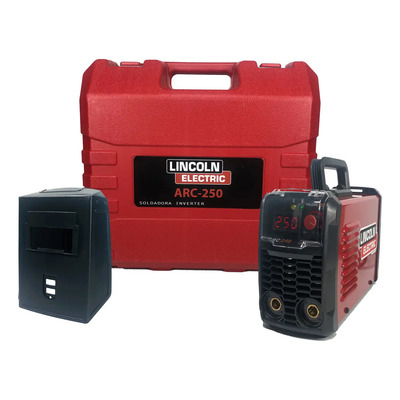 Máquina De Soldar/soldadora Lincoln Arc 250 - Roja Rojo
