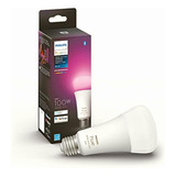 Foco Inteligente Philips Hue A21 Luz Multicolor Y Blanca 16w