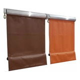 Toldo Cortina Retratil Completo Lona + Tubo+ Kit 1,60 X 2,40