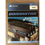 Memoria Corsair Dominator Ddr3 1600mhz 6gb ( 3 X 2gb )