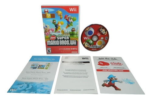 New Super Mario Bros Wii Original P/ Nintendo Wii - Loja Rj