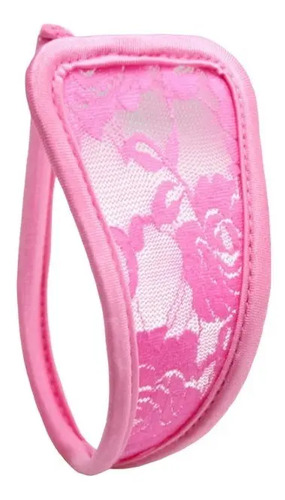 Mini Tanga De Encaje Sin Tiras