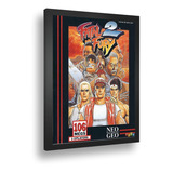 Quadro Decorativo Poster Fatal Fury 2  Nintendo Switch A3