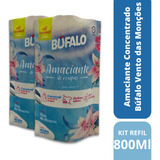 Kit Com 2 Refis Amaciante Búfalo Concentrado 400ml