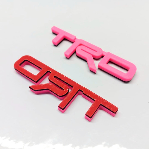 Emblema Toyota Trd Mini Fuscia Hilux 4runner Tundra Fortuner Foto 2