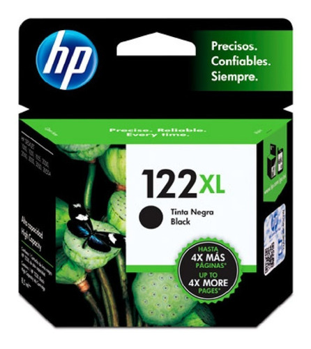 Cartucho De Tinta Hp Original 122xl Negro Ch563hl