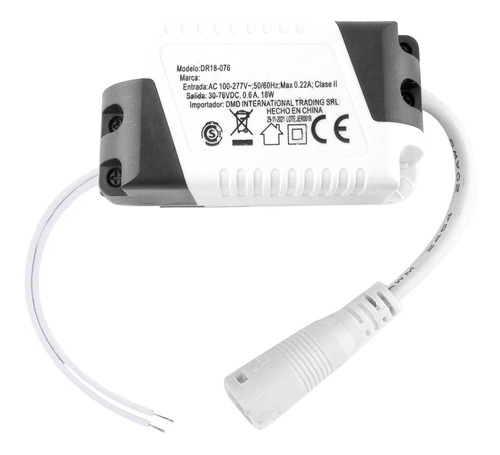 Led Driver Transformador Panel Plafón 18w Aplique Embutir