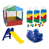 3 Brinquedos Parquinho Playground Decoratios