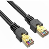 Cable Ethernet Cat7 De 3 Pies, 2 Unidades, Exterior E Interi