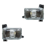 Par Juego Faros Nissan Pu 720 1992 - 1993 C/ Ajustes Tyc Bsj