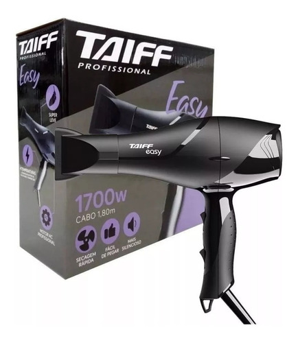 Taiff Easy Secador Cabelos 1700w -127 Ou 220v