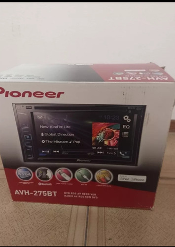 Stereo Sin Uso Pioneer Modelo Avh 275 Bt